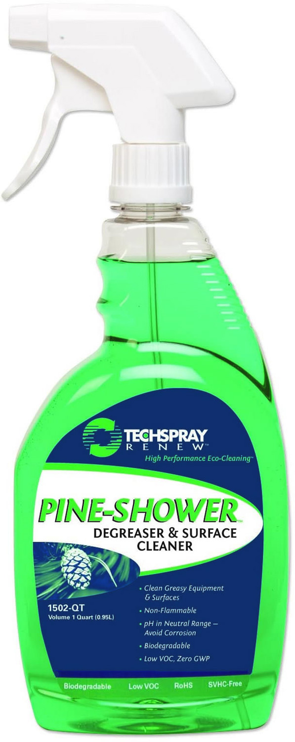 Techspray 1502QT PineShower Degreaser & Surface Cleaner 1 Quart