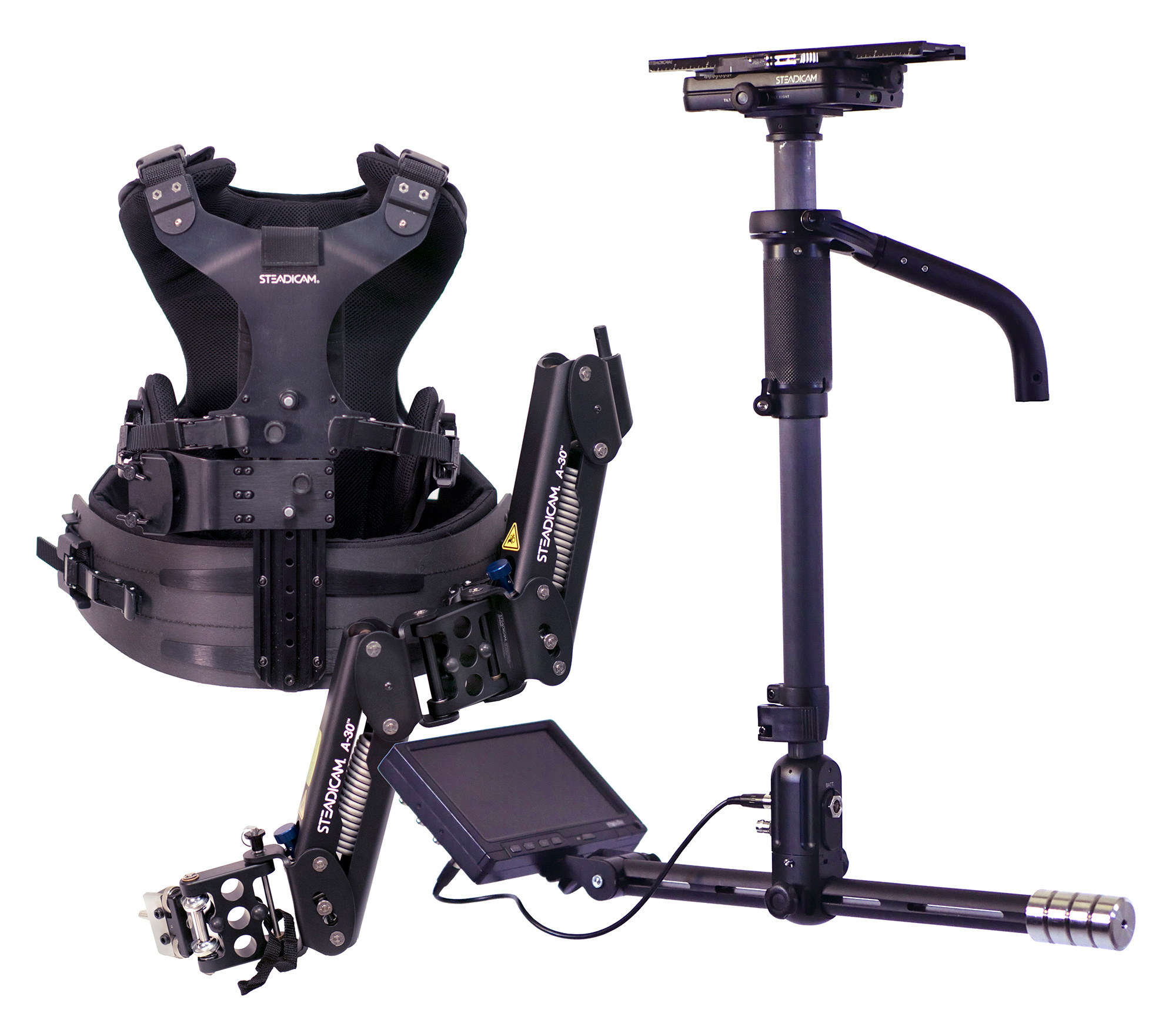 Tiffen Steadicam AHDVL30 Aero Camera Stabilizer Sled with VMount & 7