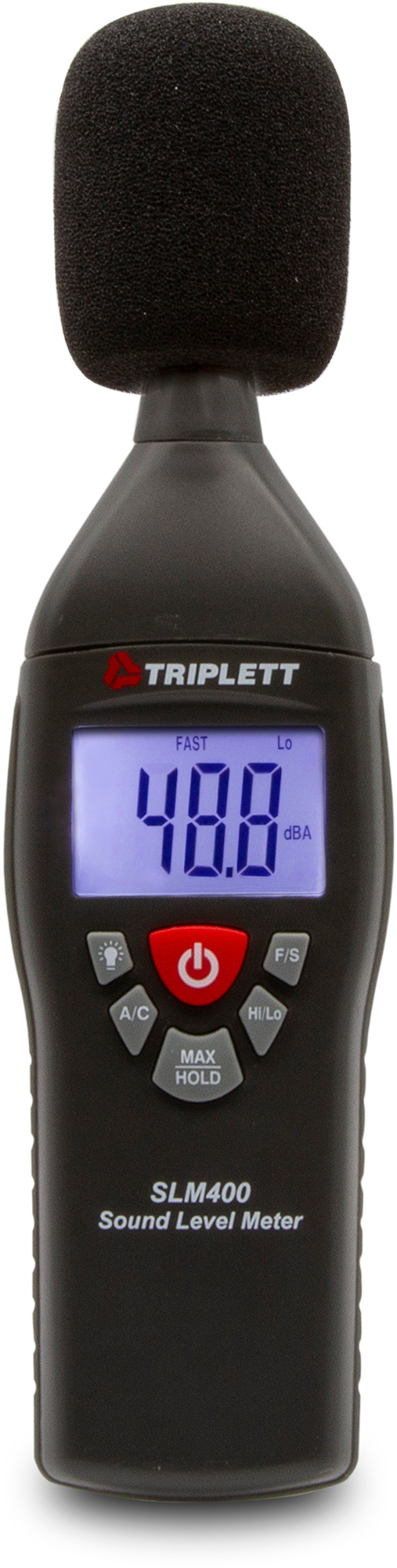 Triplett SLM400-NIST Professional Type 2 Sound Level Meter with Certificate of Traceability to N.I.S.T. TRIPL-SLM400NIST