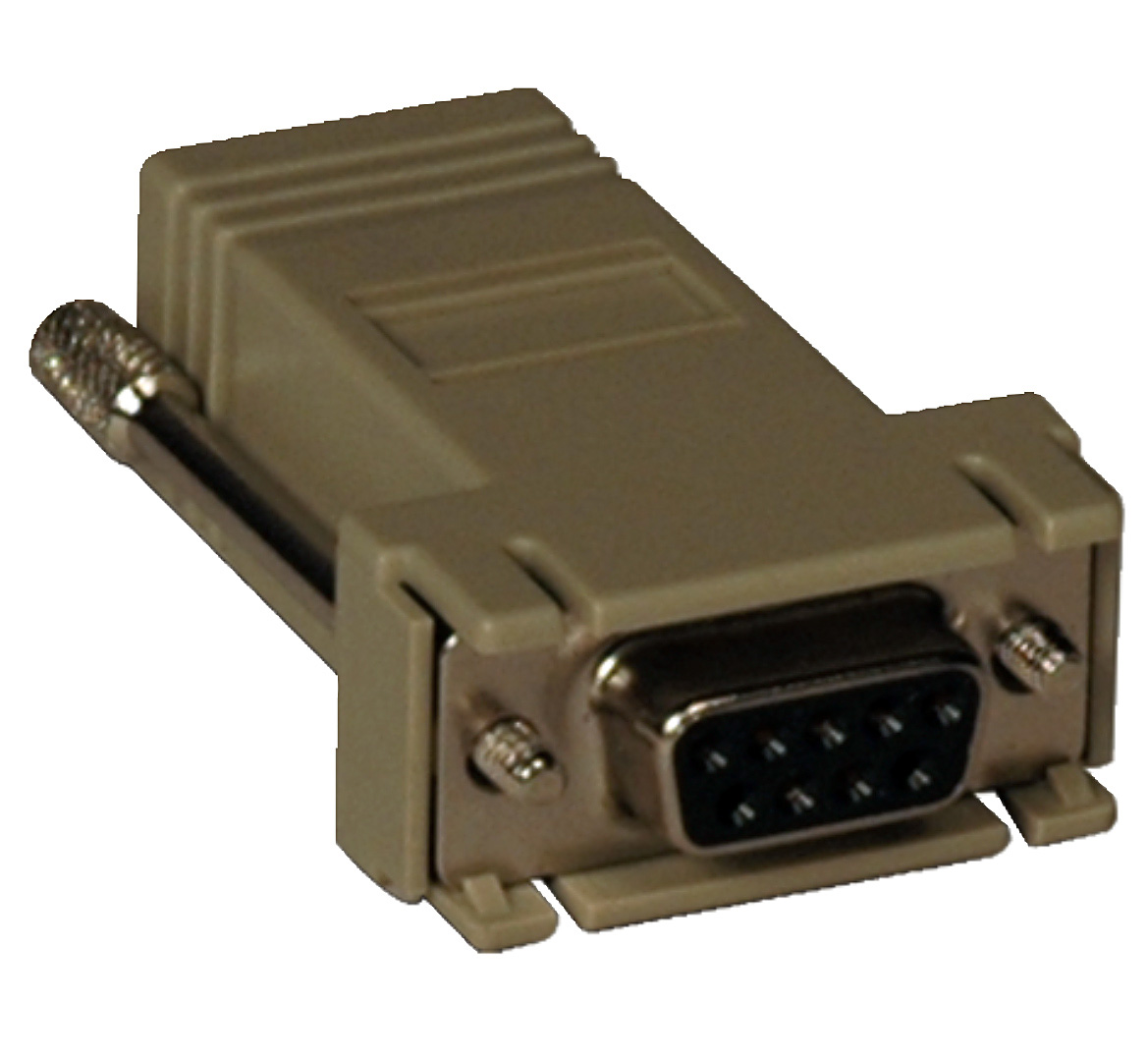 Tripp Lite B090A9FX DB9F RJ45 Crossover Modular Serial Adapter