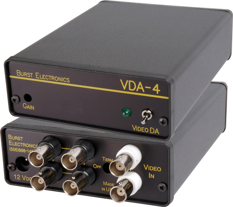 Burst VDA4 1x4 Video Distribution Amplifier