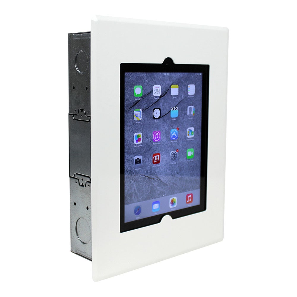 FSR WEFMIPDminiNBWHT Flush Mount iPad Mini Wall Enclosure