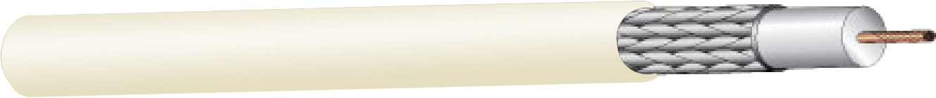 West Penn 25810NT1000 RG8/U Coaxial 50 Ohm Plenum Cable - Natural - 1000 Feet WP-25810NT1000