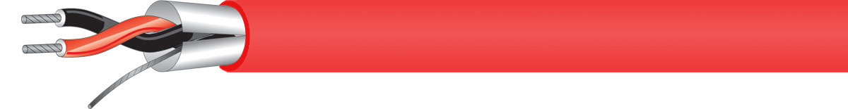 West Penn 454 1P 22G Stranded Shielded Miniature Line Level Audio Cable - Red - 1000 Foot WP-454RD1000