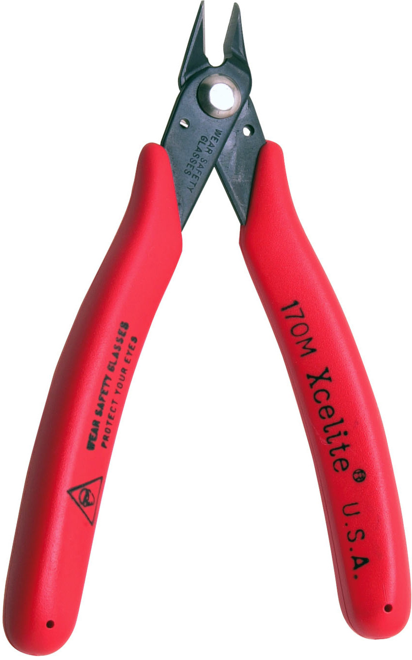 Xcelite 170M Low Profile Diagonal Sheer Cutter With Red Grips
