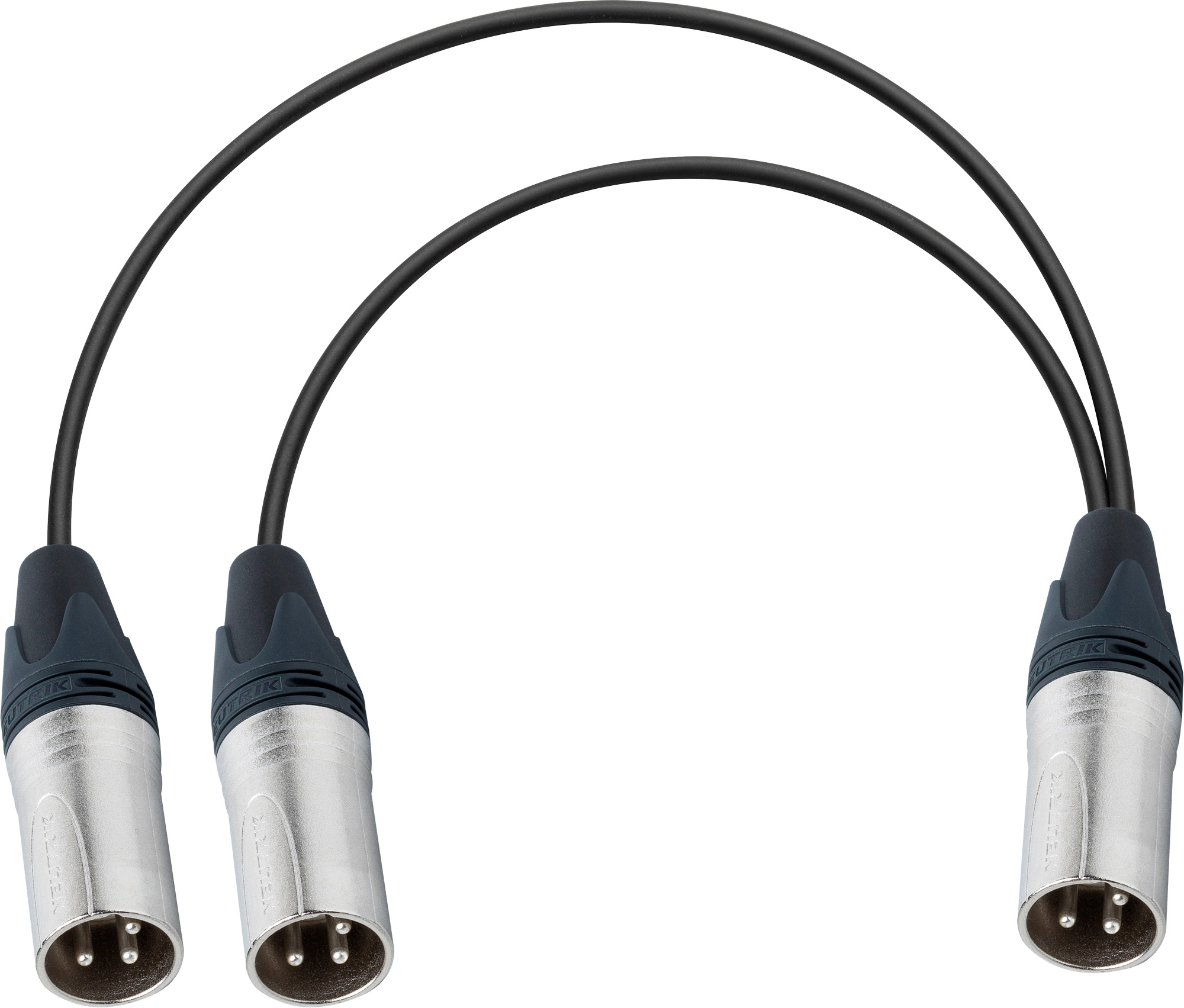 XLR Male to Dual XLR Male YCable