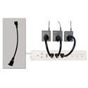 Powerstrip Maximizer with AC Port Saver Single Outlet Extender - 1 Foot