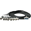 Sescom 25MD-XM-M05 Audio Cable Mogami 25-Pin D-Sub Male to 8 XLR Male w/ 18in. Fanouts Tascam/Digi - 5 Foot