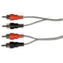 Connectronics Dual RCA Male to Male Audio Cable 10Ft