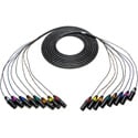 Sescom 8XLM-8XLF-25 Snake Cable 8-Channel XLR Male to XLR Female - 25 Foot