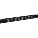 My Custom Shop 8XUHD-BNCR 8-Port 4K/8K 12G-SDI Feed-Through BNC Patch Panel - 1RU