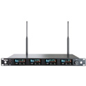 Avlex ACT-74 DANTE ACT-74 Dante Enabled UHF Quad-Channel Wideband Wireless Receiver (ch.28-36 554-608 MHz)