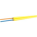 OCC AX002NSLA9YR Duplex Singlemode 9u/125u Yellow Fiber Optic Cable - Per Foot