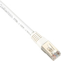 Black Box EVNSL0505MS-0030 CAT5e 100-MHz Solid Backbone Ethernet Patch Cable - Shielded - PVC - White - 30 Foot