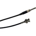 Bittree VPBMV2400-75 Video Micro to BNC Patchcord (Black) 2 Foot