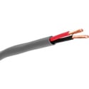 Belden 16 GA Direct Burial Low Cap Speaker Cable - 500ft Unreeled - Gray