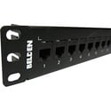 Belden AX-103253 1U CAT6plus KeyConnect 24-Port Patch Panel - Black