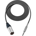Sescom BSC100XSZ Audio Cable Belden Star Quad 3-Pin XLR Male to 1/4 TRS Balanced Male Black - 100 Foot