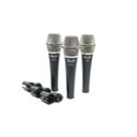 CAD Audio D38X3 3 Pack of D38 Supercardioid Dynamic Instrument Microphone