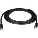 Connectronics Molded Cat6 UTP Patch Cable 24AWG 50u 3 Foot Black