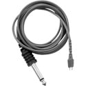 RTS CMT-2 Standard Earset System Cord 5ft with 1/4in Straight Connector