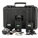 Comica CVM-WM200A Dual-Transmitter Lavalier Microphone Kit with Two Transmitters/One Receiver/Hard Case & Accessories