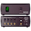 4x1 S/PDIF Digital Audio Switcher w/ Remote & RS232 Option & Cable