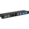 Delvcam DELV-8LCD-SDI OctoMon 3G-SDI 8-Panel LCD 1RU Rackmount Video Monitor
