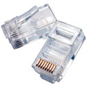Eclipse Tools 702-022 8P8C RJ45 Modular Plug for Round Solid Wire - 50 Pack