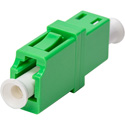 LC to LC APC Fiber Adapter Simplex Single Mode - Green