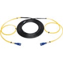 Camplex 2-Channel SC-Single Mode Tactical Fiber Optical Snake - 10 Foot