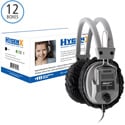 HygenX HYGENXCP45BK Disposable Sanitary Headphone Covers in Black PPE 4.5-Inch Deluxe - Master Carton - 600 Pairs