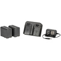 ikan DV-DUAL-S970 DV Camera Battery Kit with 2x Sony NP-F970 6600mah Replacement Lithium Batteries and Dual Charger