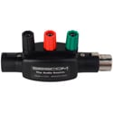 Sescom IL-XLR-POSTS XLR Connector Male to Female w/ Posts for Banana Plugs or Bare Wire