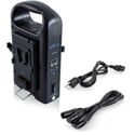 IndiPro Tools PD2BCH V-Mount Dual Battery Charger with XLR Output