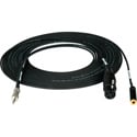 Sescom IPHONE-MIC-6 Recording Cable iPhone/iPod/iPad Compatible 3.5mm TRRS Plug to 3-Pin XLRF & 3.5mm Jack - 6 Foot