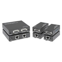 KanexPro VGAEXTX2 1x2 VGA w/Audio Splitter  / CAT5 Extender System (Trans & 2-Rec)