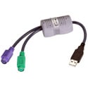 Black Box KVUSB2PS2 USB to PS/2 Flash-Upgradable Converter Cable