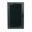 Middle Atlantic DOOR-P10 Essex - Front or Rear Plexi Locking Door - Fits 10 Space Racks - Charcoal
