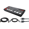 Blackmagic Design ATEM Mini Pro Live Production HDMI Switcher Kit with HDMI/USB/CAT5 Cables for Mac