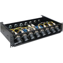 OCC RC2U88LSISP02R88A Broadcast SMPTE 8x8 Splice Enclosure with LEMO Socket and 6.35-9.65 Cable Gland