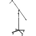 On Stage Stands SB96 PLUS Studio Boom with 7 Inch Mini Boom Extension and Casters