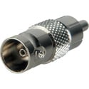 Connectronics P-BF RCA Male to 75 Ohm BNC Female Video Adapter RCA-BNC