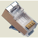 Platinum Tools 106183C RJ45 (8P8C) Cat 5e Shielded Modular Connector - 10 Pack