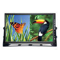 Plura LCM-123-3G 23in Multi-Format 3G HD-SDI Monitor - Dual Display Capability