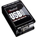 Radial Engineering USB Mobile - Digital USB Direct Box for Phones and Tablets - DAC with Headphone Amp and XLR Outs