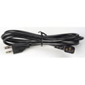 IEC Power Cord With Right Angle Female Connector