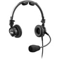 RTS LH-302 Double-Sided Headset Dynamic Mic - XLR 5-Pin Male Connector