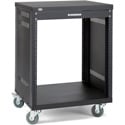 Samson SRK12 12-Space 18-Inch Deep Universal Equipment Rack with Casters