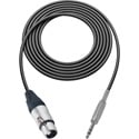 Sescom SC100XJSZ Audio Cable Canare Star-Quad 3-Pin XLR Female to 1/4 TRS Balanced Male Black - 100 Foot